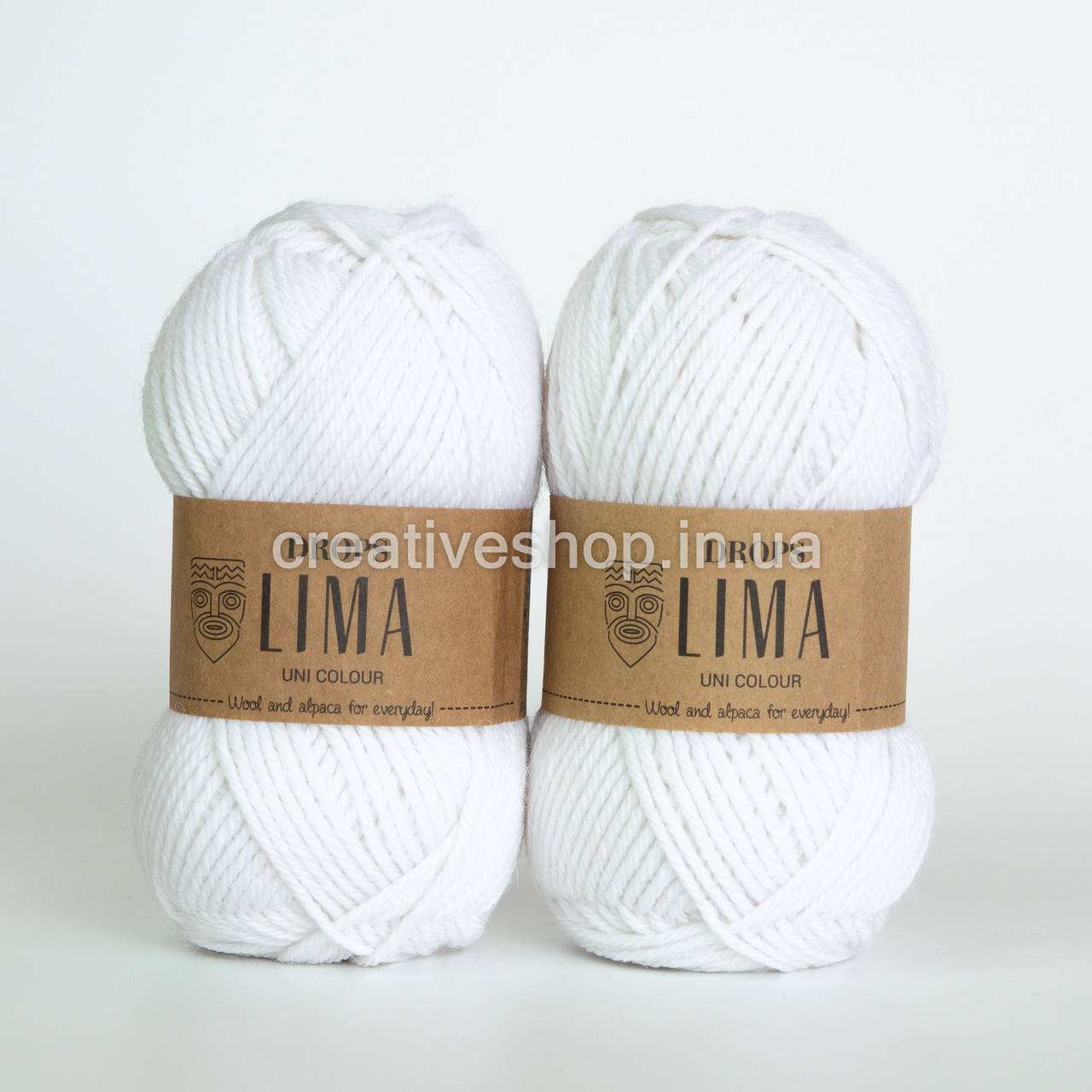 

Пряжа Drops Lima (цвет 1101 white)