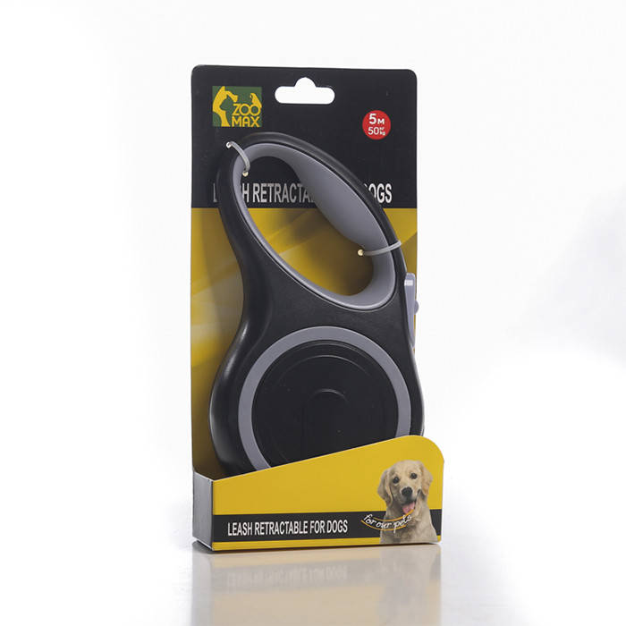 

Поводок рулетка лента серый 5м 50кг 708-5M-Gray ZooMax
