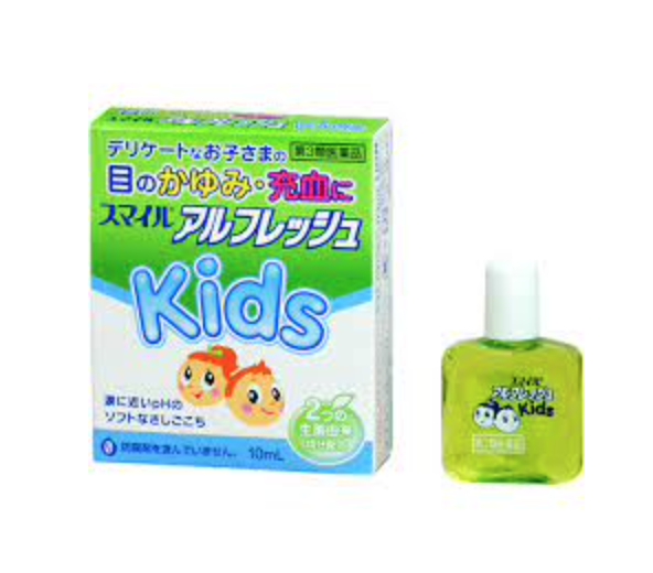 

Японские детские глазные капли SMILE ALL FRESH KIDS LION, 10 ml