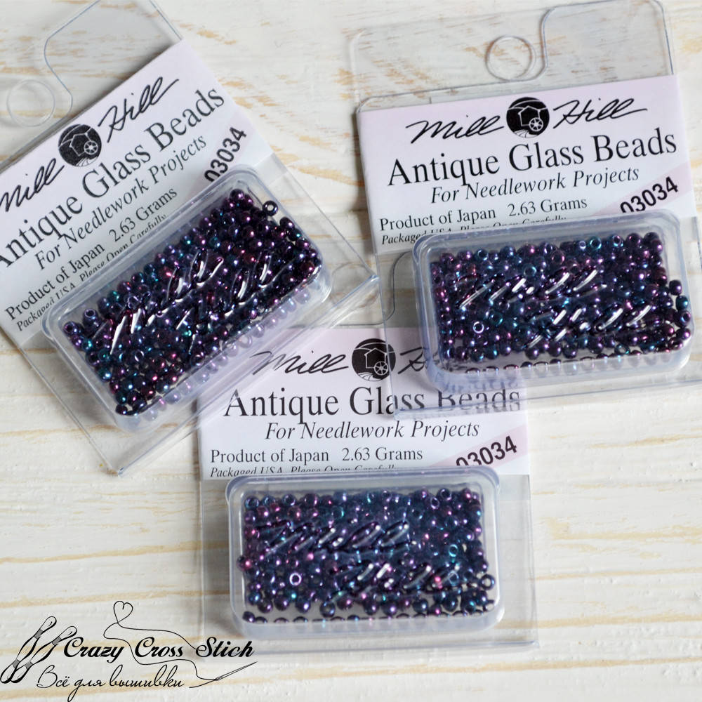 

Бисер Antique Glass Beads Mill Hill 03034