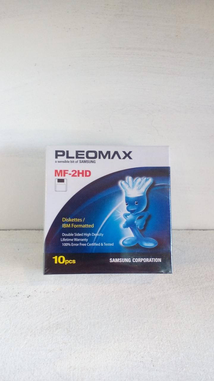 

Дискеты SAMSUNG PLEOMAX MF-2HD 1,44 MB 3,5 floppy 10pcs