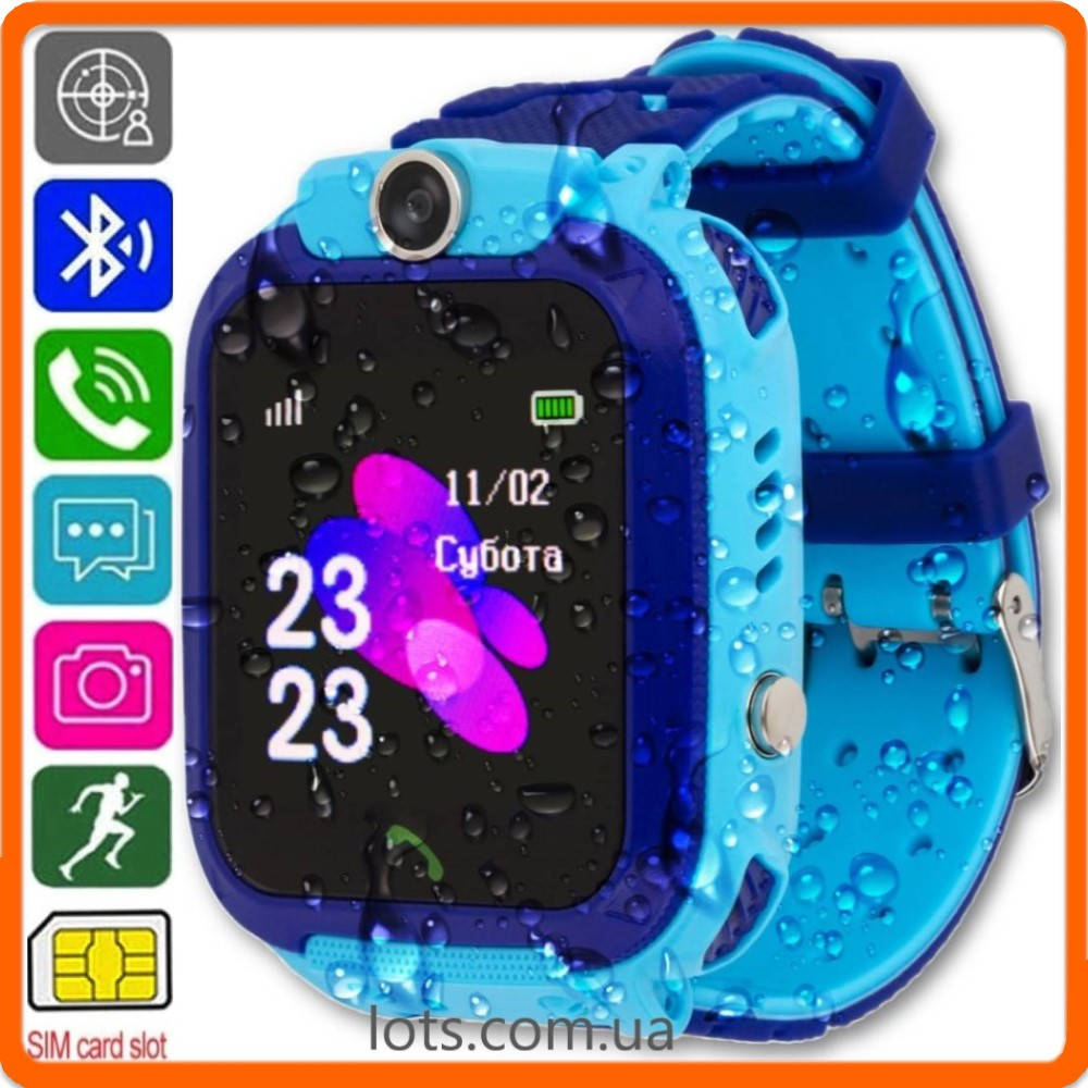

Смарт Часы Детские Amigo GO002 (iP67) Blue - Умные Часы