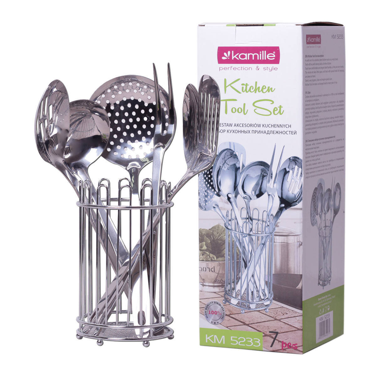 

Набор кухонных принадлежностей Kamille KM-5233 (7 пр)