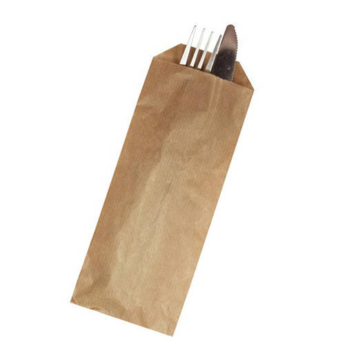 

Бумажный пакет 210*80 (100шт) для приборов бурый