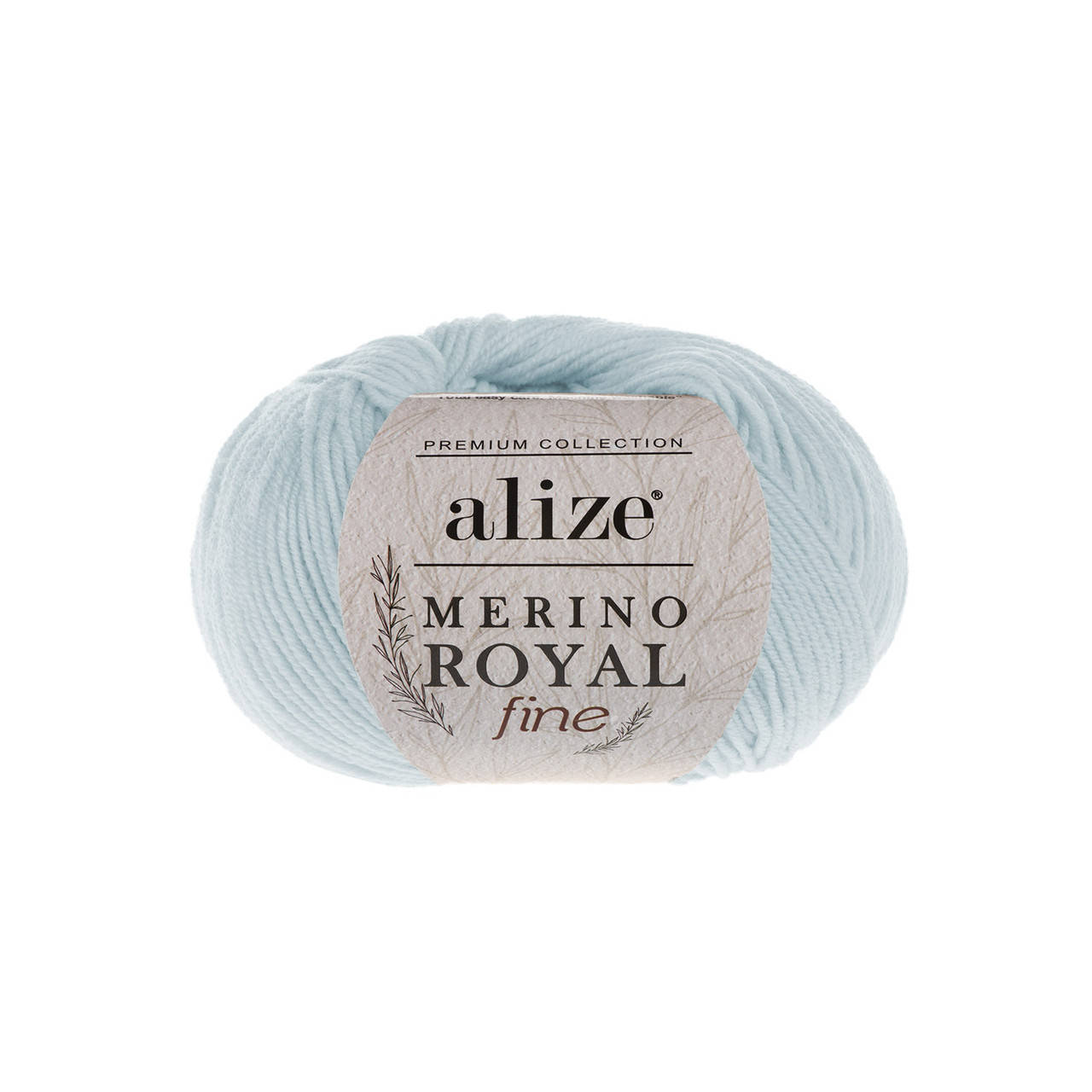

Alize Merino Royal Fine (Ализе Мерино Рояль Файн) светло-голубой №480 (Пряжа, нитки для вязания)