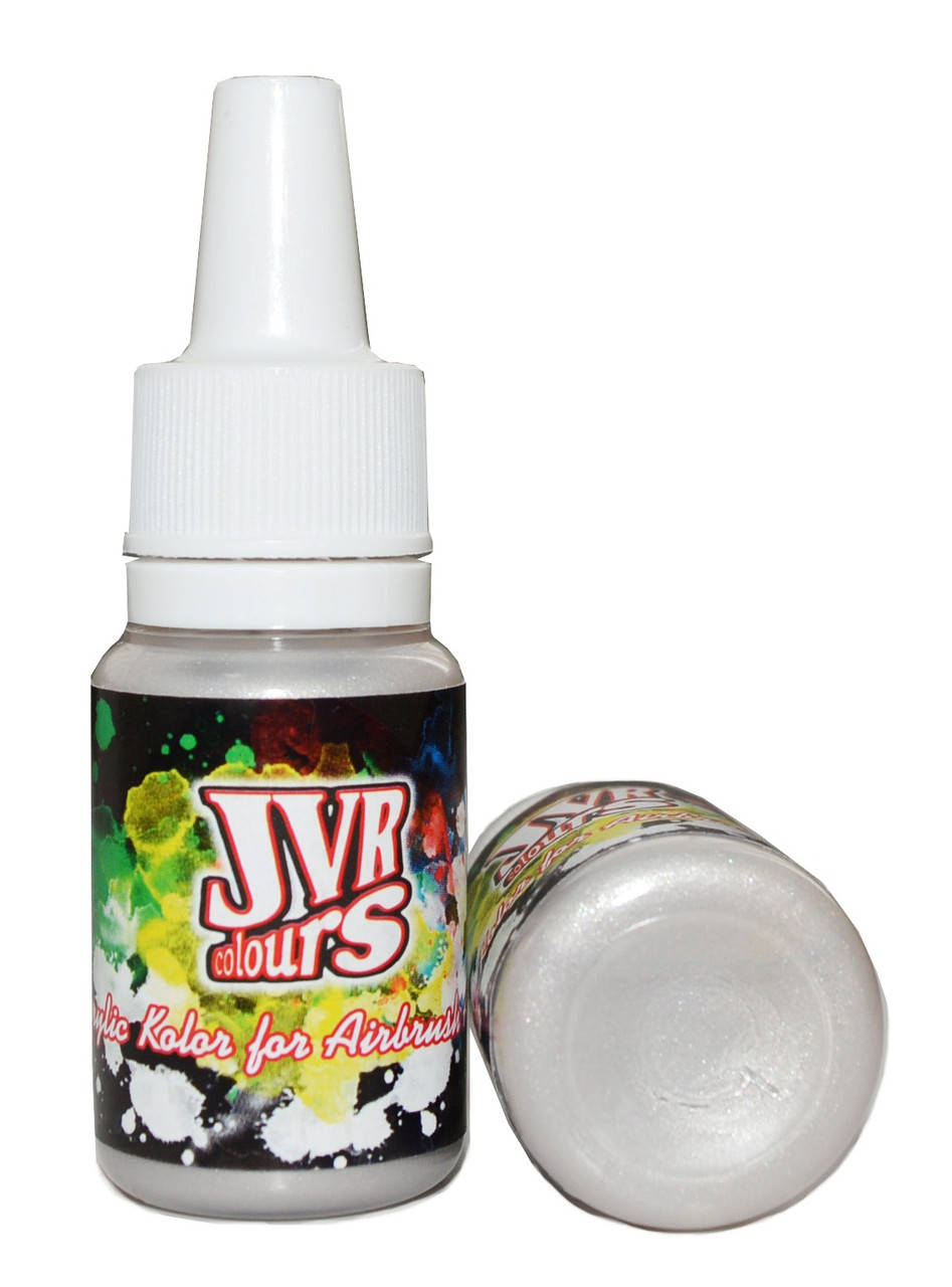 

Краска для аэрографа JVR Revolution Kolor, JVR Revolution Kolor, Metal Perl silver #301,10 ml
