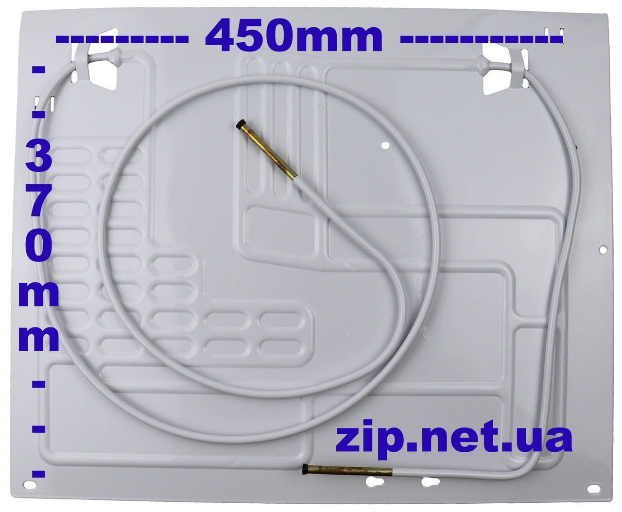 

Испаритель плачущий 370*450 2-ва патрубка L-1500 мм D-6