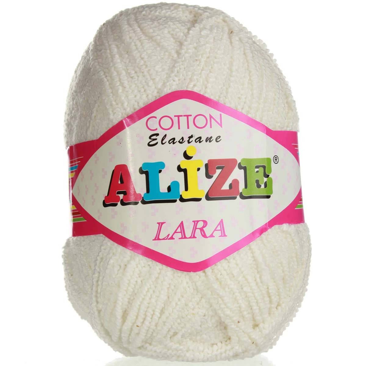 

Пряжа Alize Lara 01, Молочный