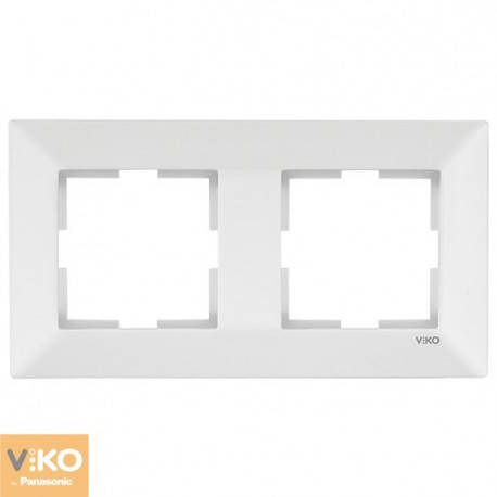 

Рамка двойная горизонтальная Viko Meridian 90979002-WH