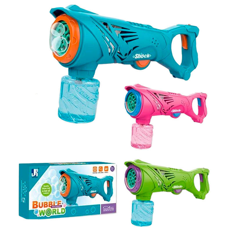 

Игрушечный автомат с мыльными пузырями Р 81158 A, 3 цвета