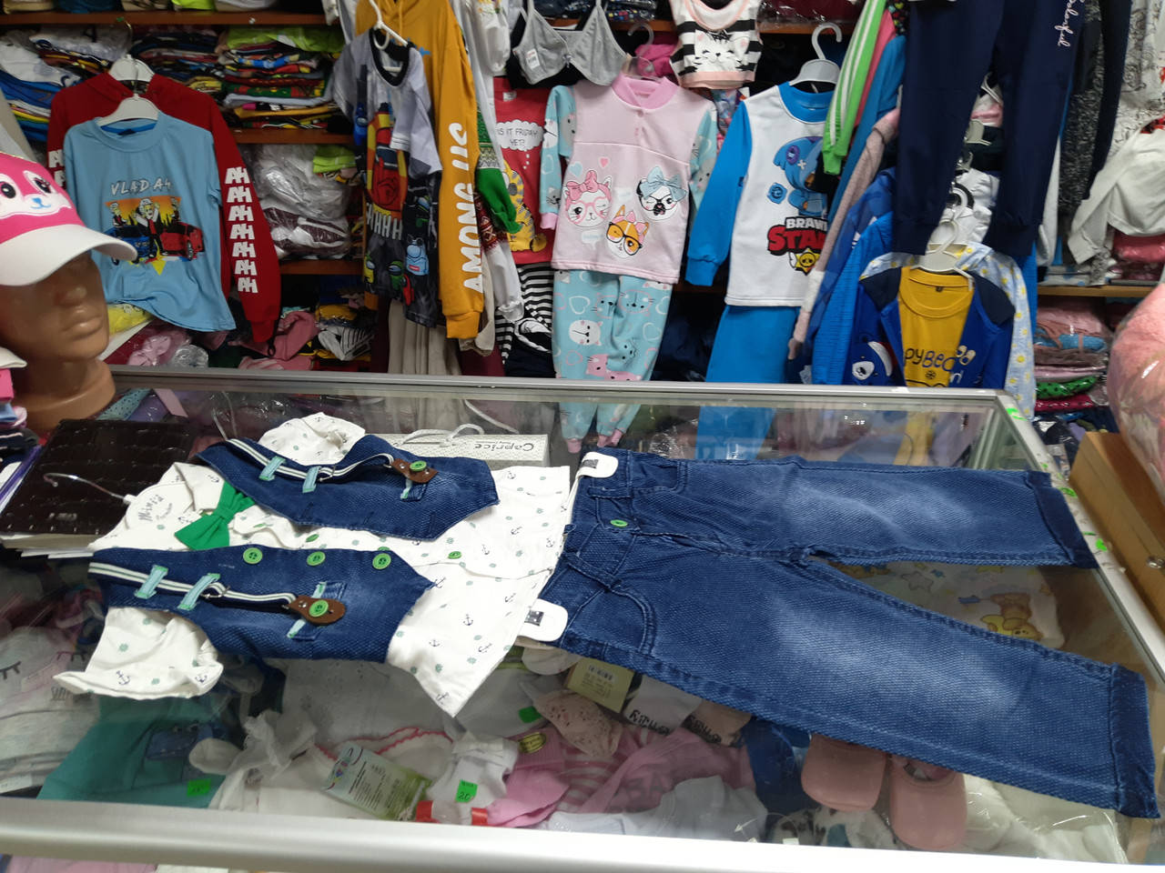 

Джинсовый Костюм для мальчика жилетка рубашка брюки р.92 98 104 110