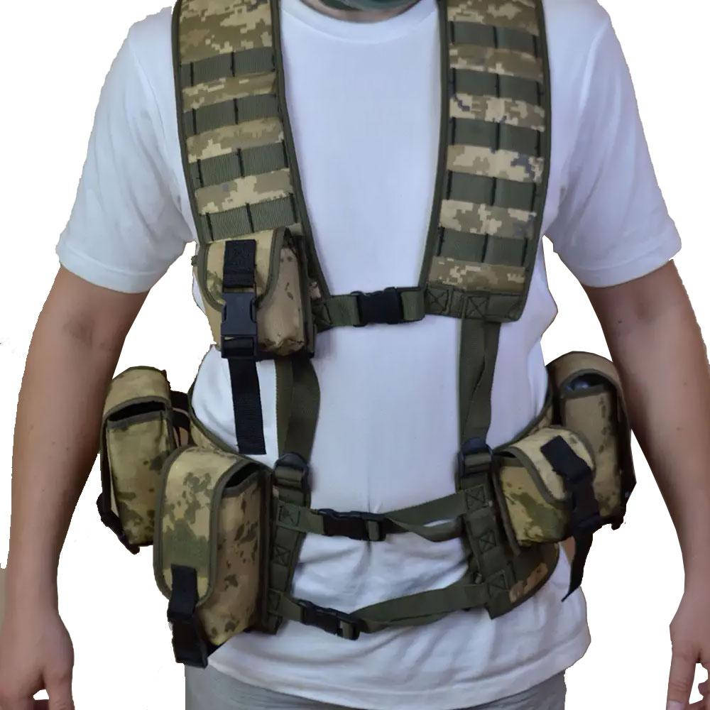 

Разгрузка армейская РПС с подсумками 5 шт. материал Cordura