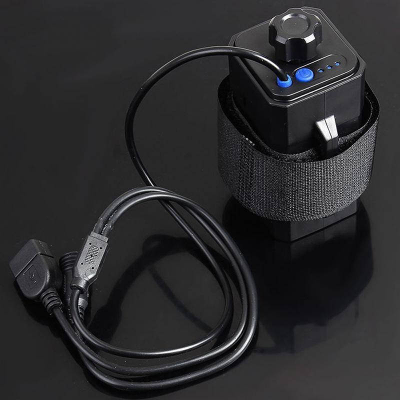 

Внешний водоупорный аккумуляторный блок для велофар / повербанк Solarstorm BC-2 4*18650 с DC 8.4 V И USB