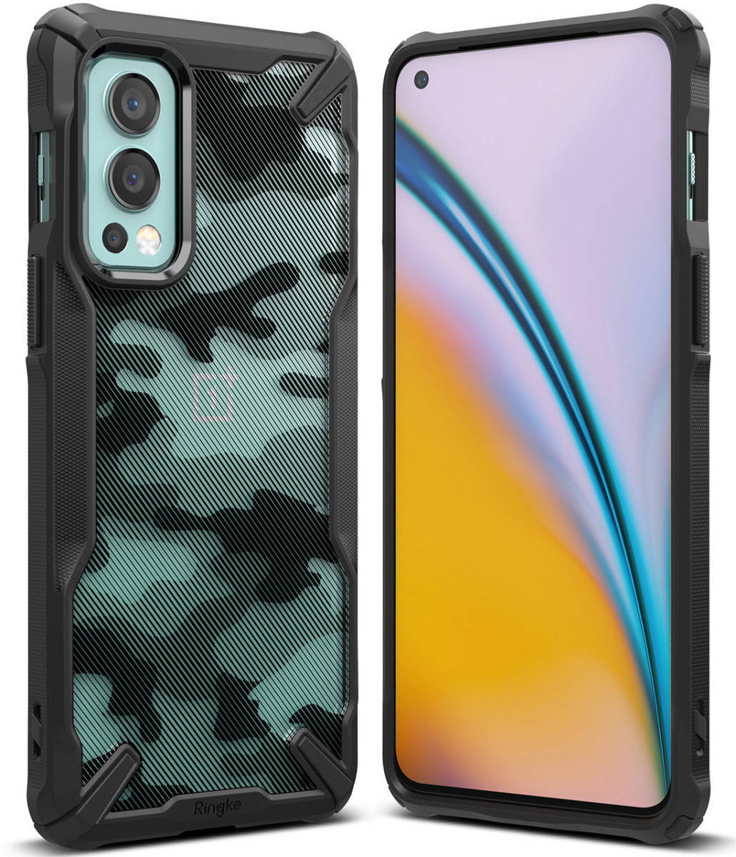 

Чехол Fusion X для OnePlus Nord 2 Camo Black (FX577E73), Черный