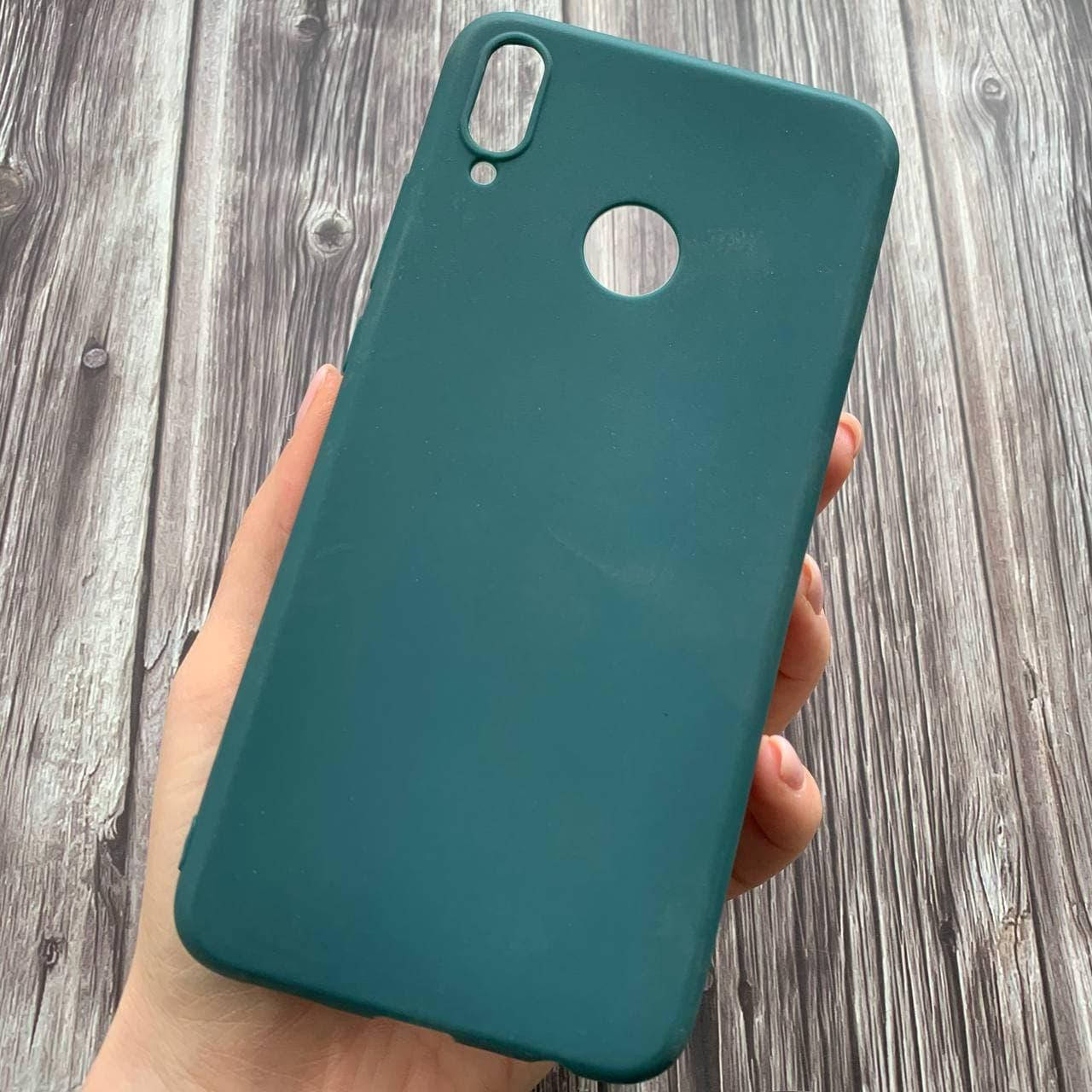

Чехол для Honor 8x цветной яркий плотный силиконовый чехол на хонор 8х зеленый, Зелёный
