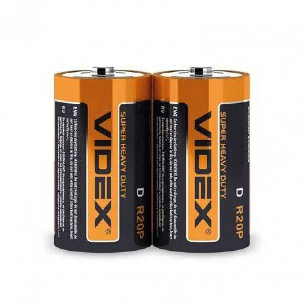 

Батарейка солевая Videx R20 для радио цена за 1 шт