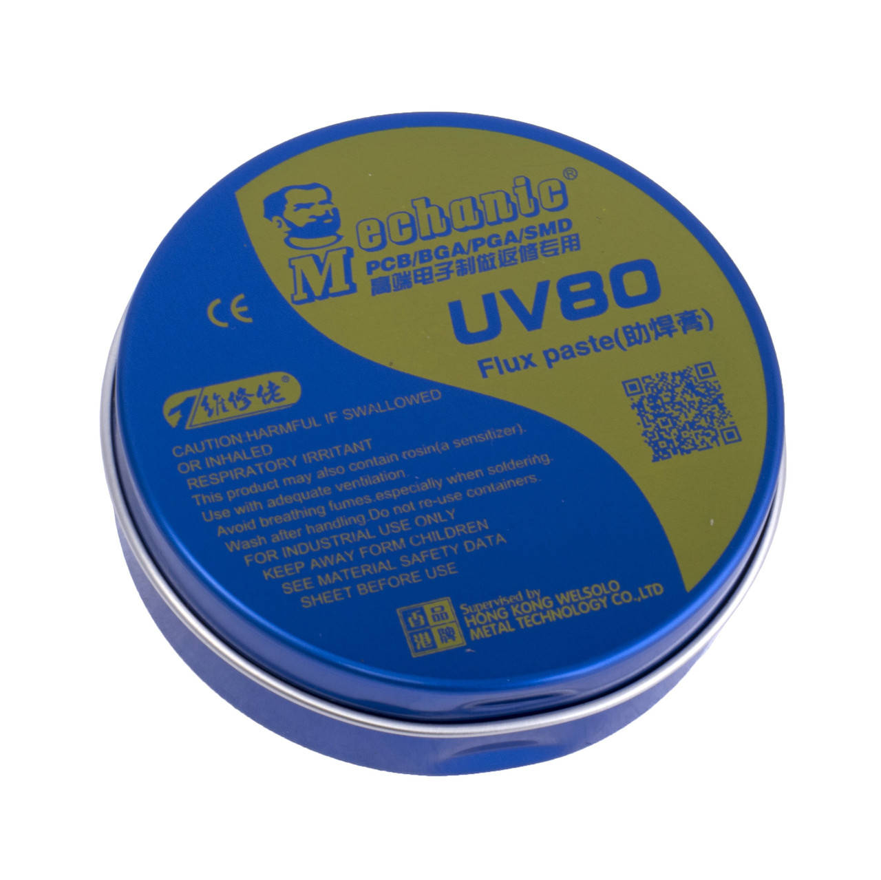 

Флюс-паста UV80 [60г] (Mechanic) Halogen-free (MCN-UV80) Mechanic