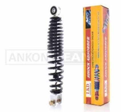 

Амортизатор задний Yamaha 265 mm, черный + болт LKD (Vino, SA26J/SA36J/SA39J)