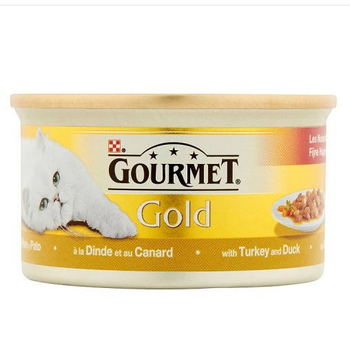 

Gourmet Gold шматочки у підливі з качкою та індичкою 85 г