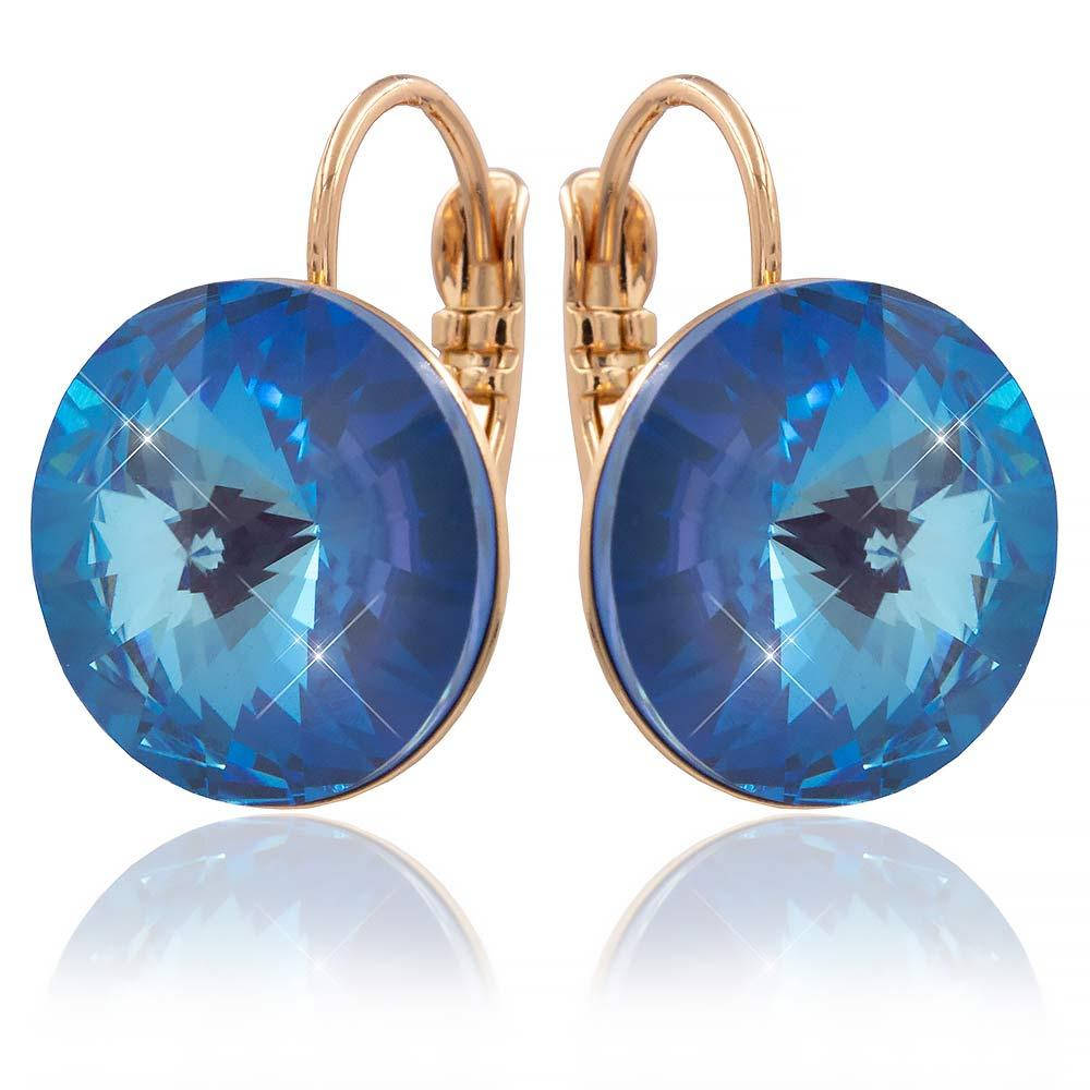 

Серьги Swarovski позолота (Медицинское золото)