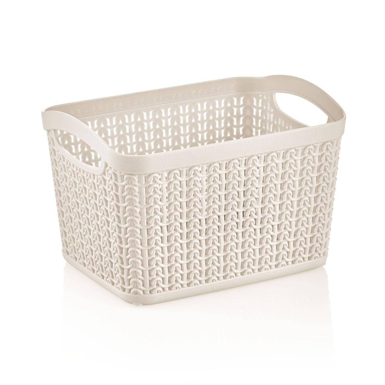 

Корзина вязка (26 X 20 X 17 см) 6,6 л, Разные цвета