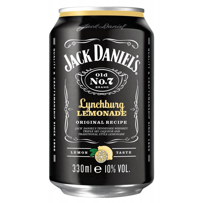 

Jack Daniels Lemonade 330 ml 10% Alk