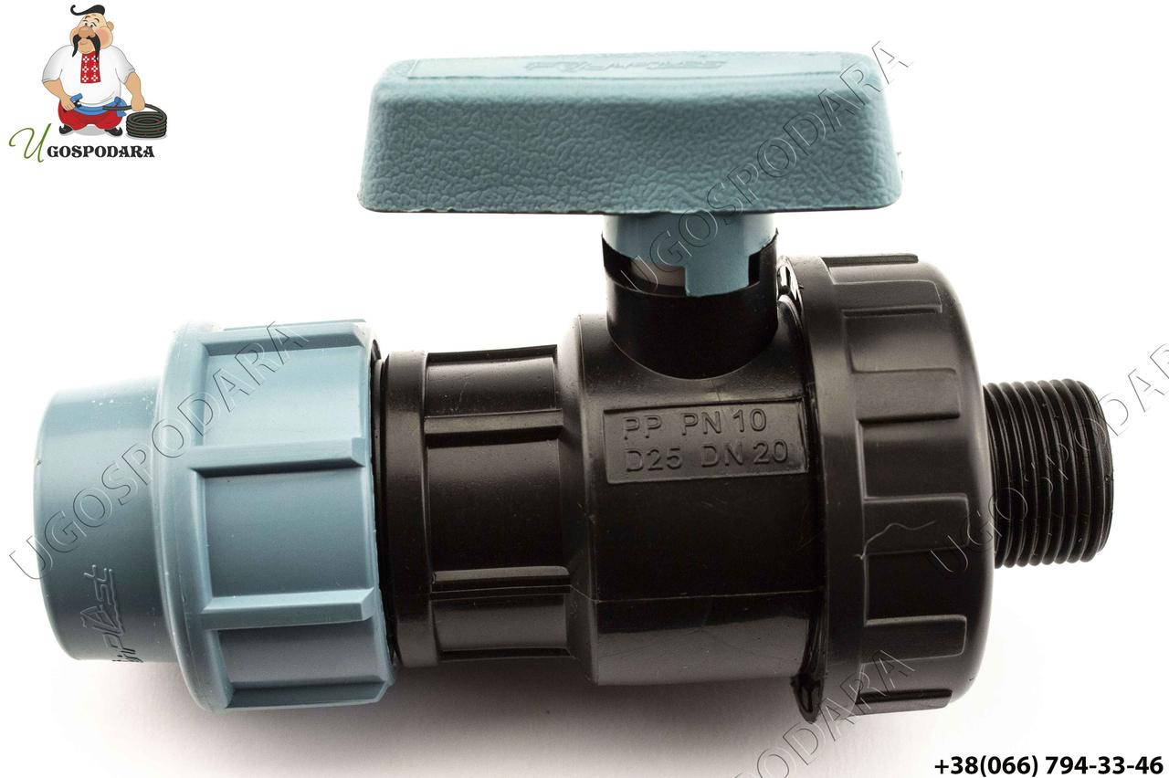 

Кран шаровый ЗН Santehplast 32х1" (32х1")