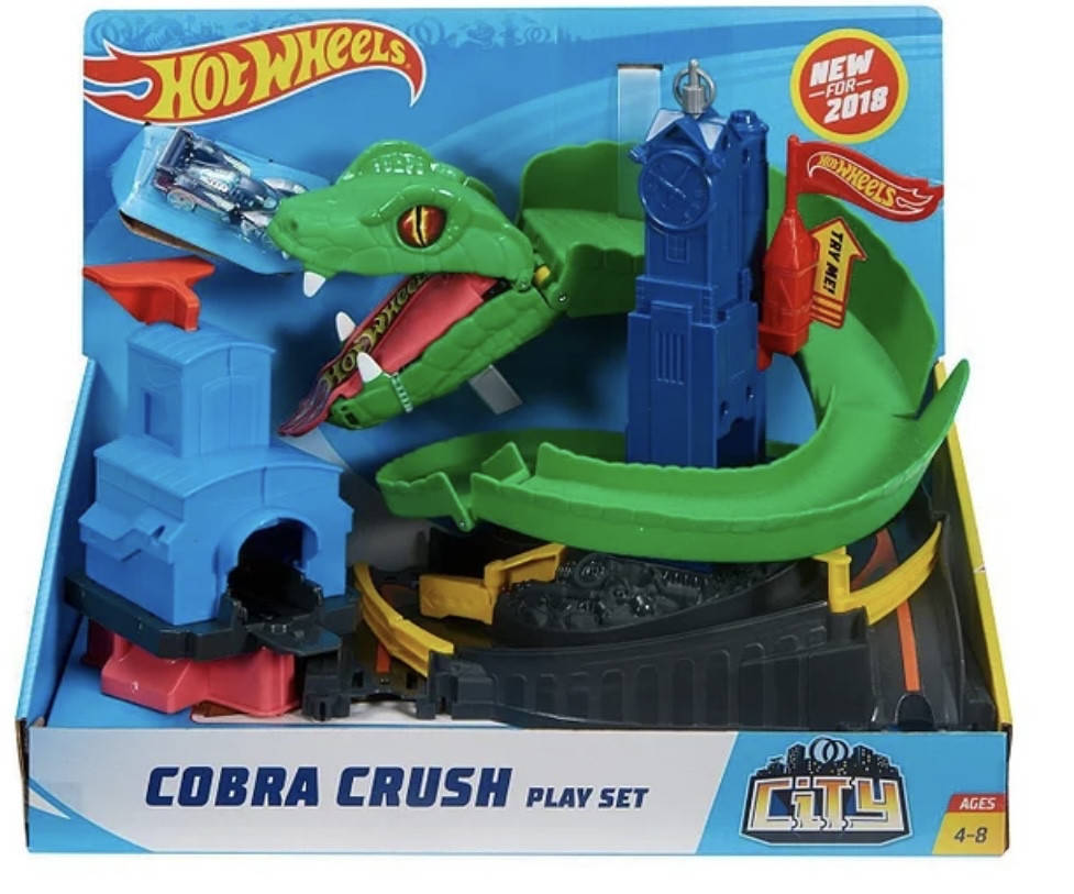 

Трек Атака Кобры Hot Wheels City Cobra
