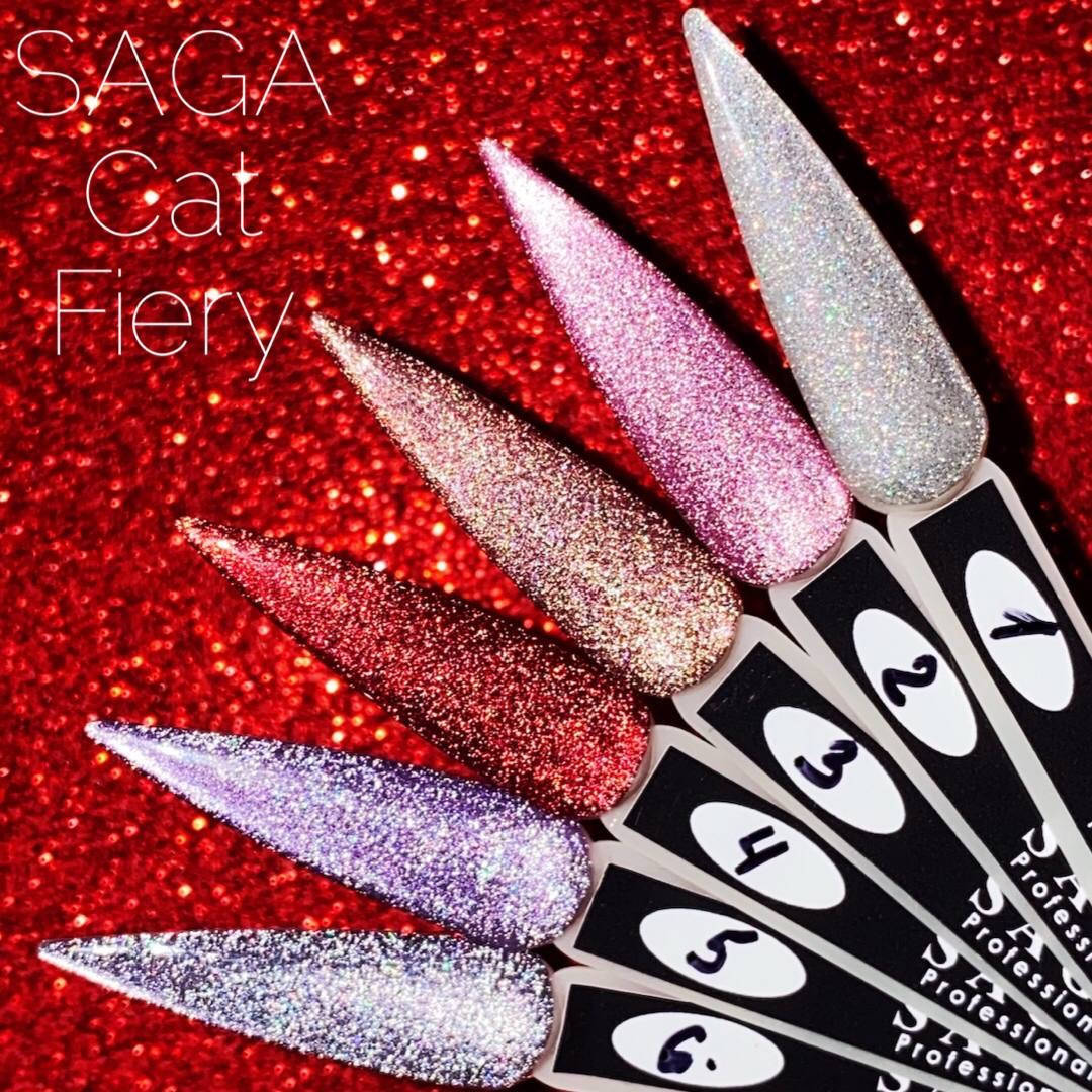

Светоотражающий гель-лак Saga Cat Fiery Gel, 8 мл