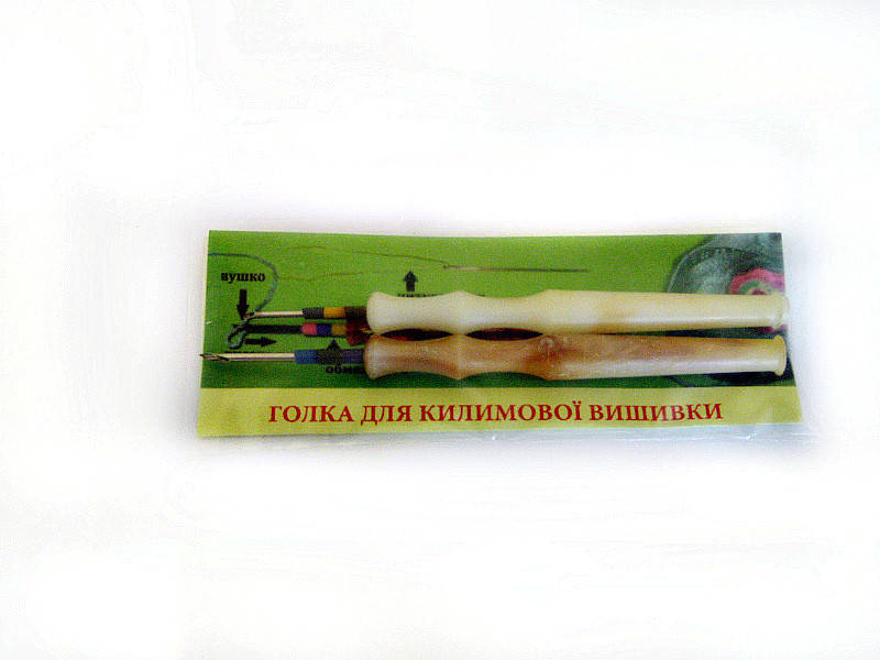 

Набор для рукоделия Универсал ковровая техника 2 иглы средняя и тонкая (022)