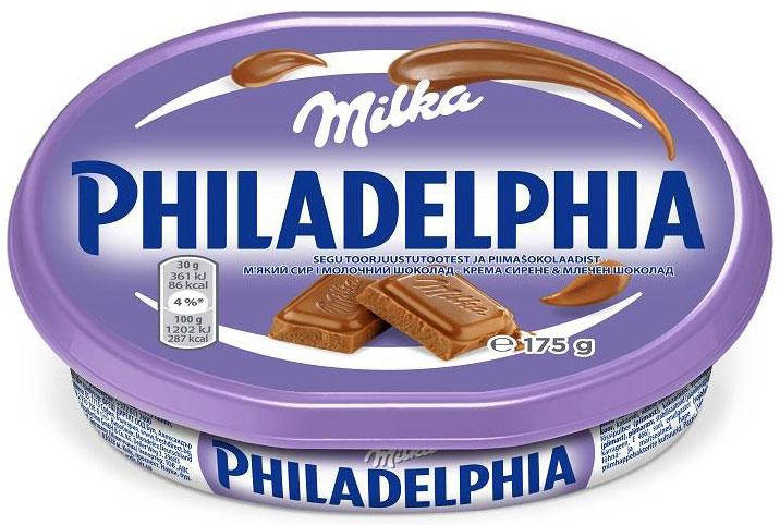 

Сыр Филадельфия Philadelphia Milka оригинальная, ТМ Филадельфия Милка, 175 грамм