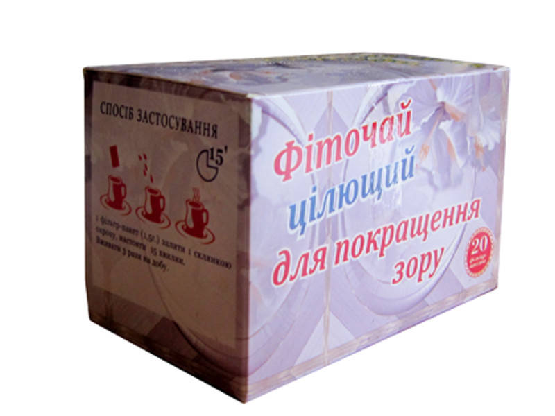 

Фиточай "Для улучшения зрения" (в пакетиках)