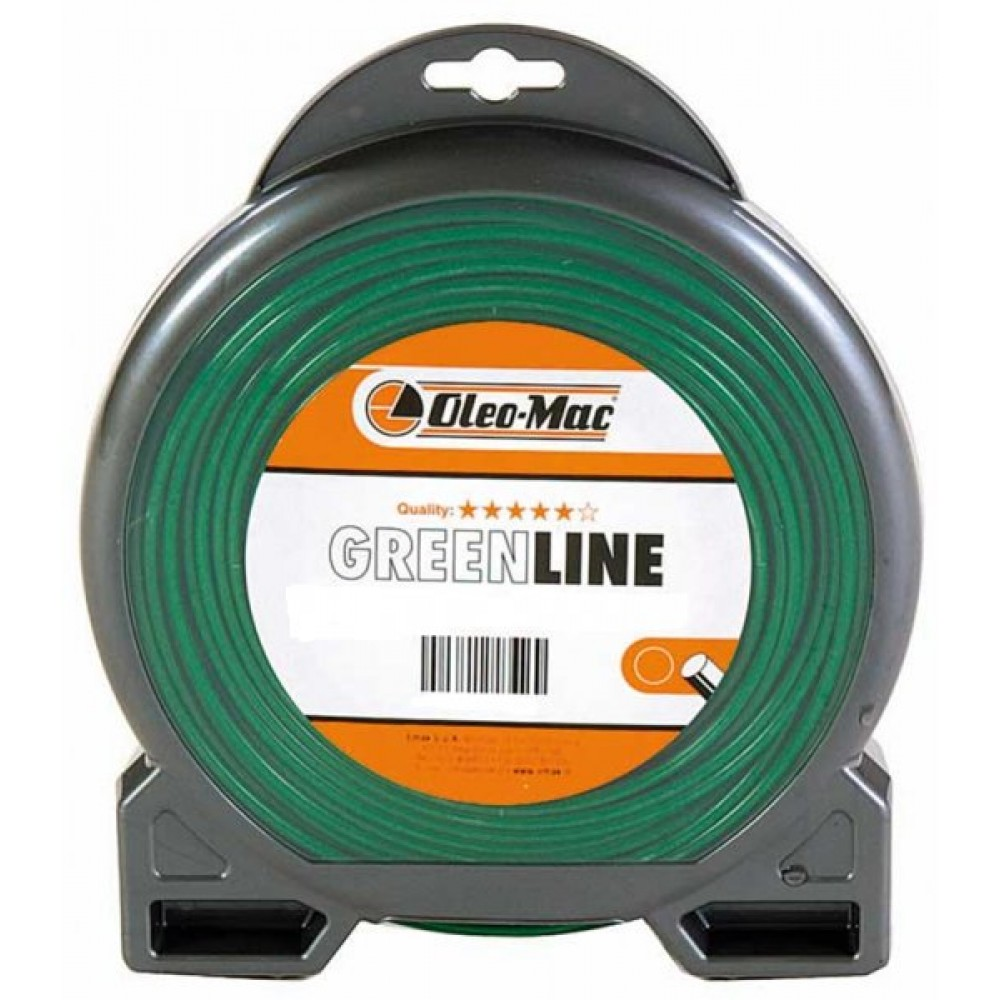 

Косильная леска круглая 1,3*15 м Oleo-Mac Green Line