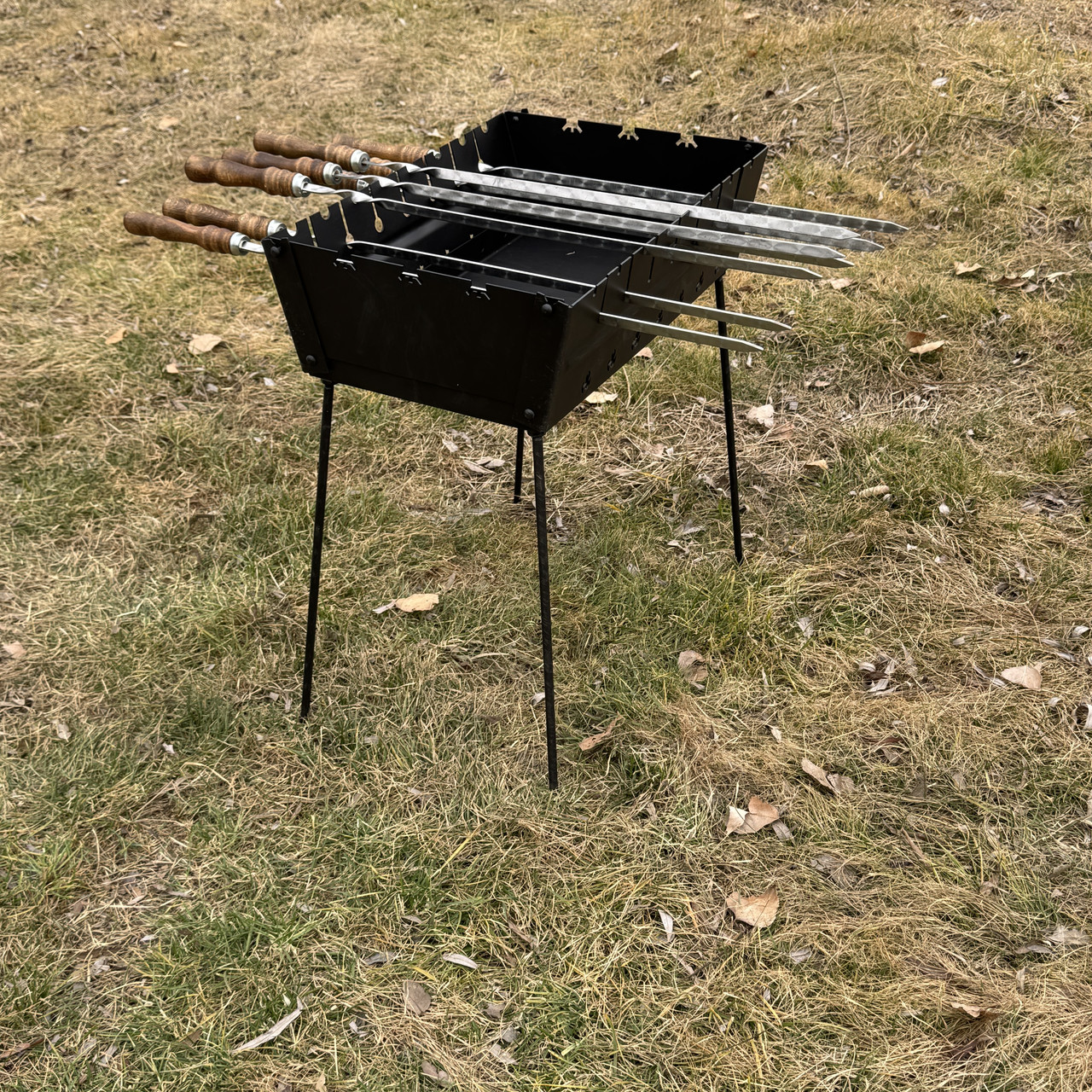 Мангал валіза на 12 шампурів, 2мм