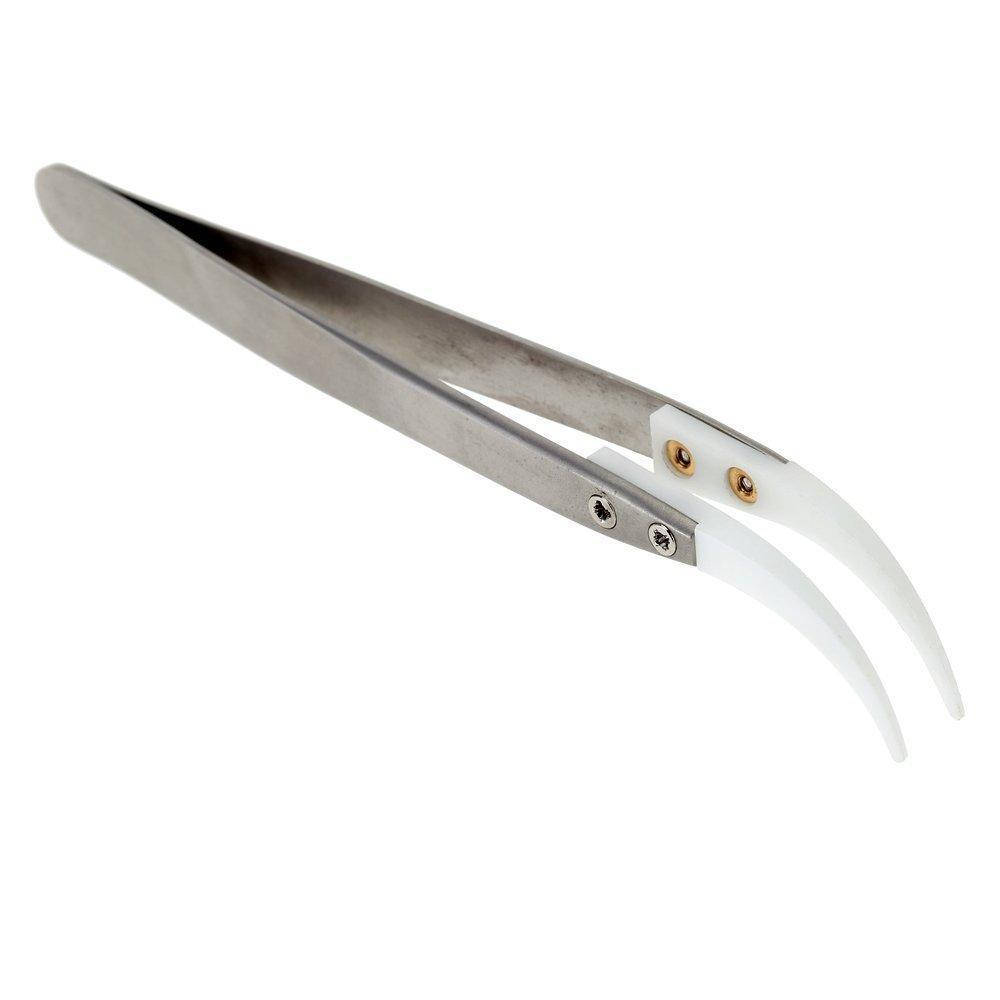 

Закругленный Керамический пинцет Tweezer для прожигания спиралей Для вейпа Vetus