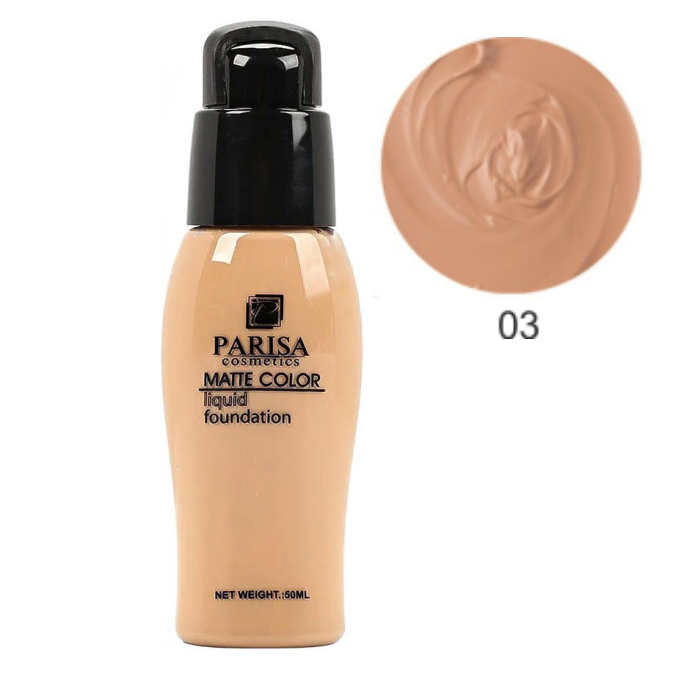 

Тональный крем Matte Color Liquid Foundation F-06 Parisa Cosmetics 03