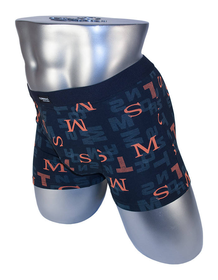 

Мужские трусы Tonmas 9004 боксеры черный, синий хлопок XXL