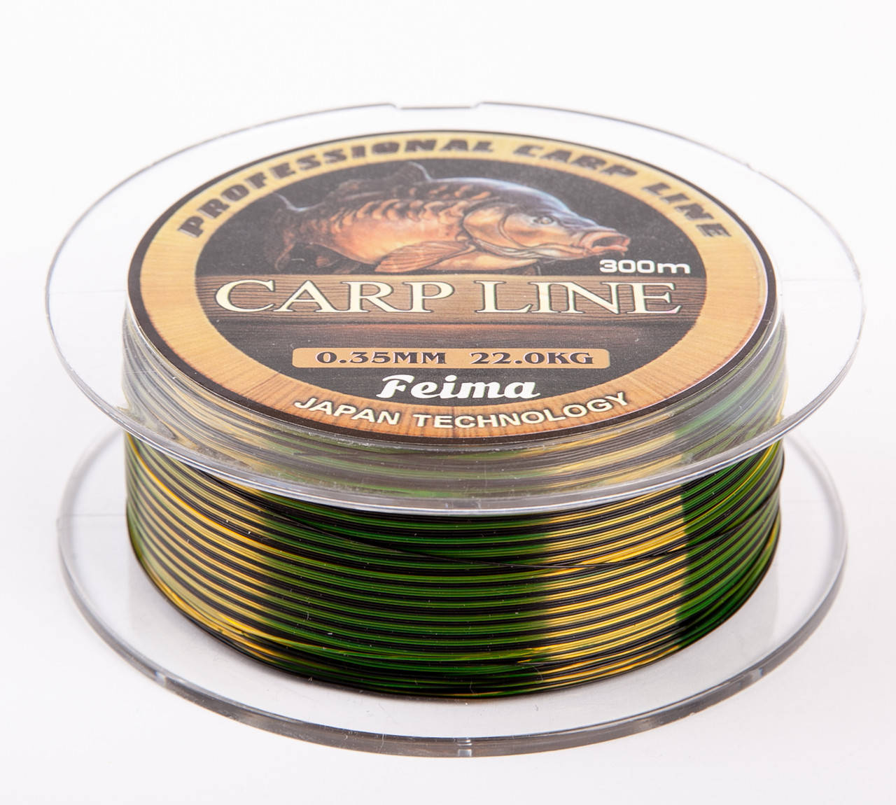 

Леска Feima CARP LINE 0.35мм 300м тест 22кг, Разные цвета