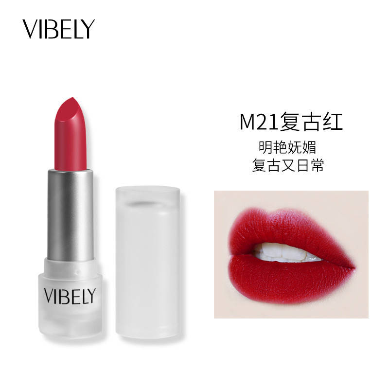 

Матовая помада для губ Vibely Lipstick #M21, 3,8г