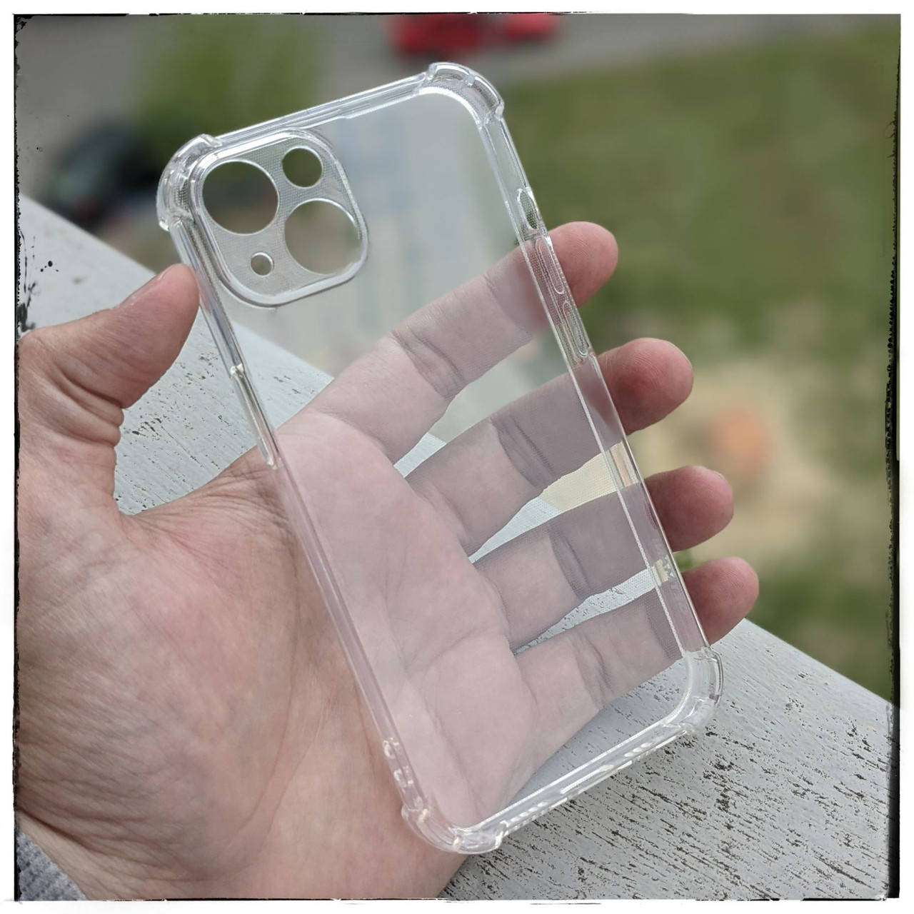 

TPU чехол GETMAN airbag усиленные углы для Apple iPhone 13 (6.1"), Прозрачный