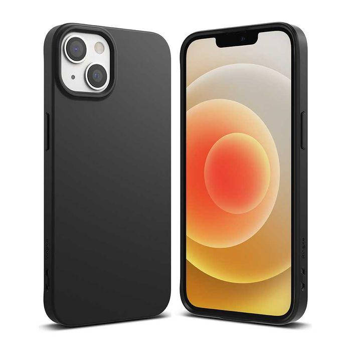 

Тонкий матовый чехол для iPhone 13, Черный
