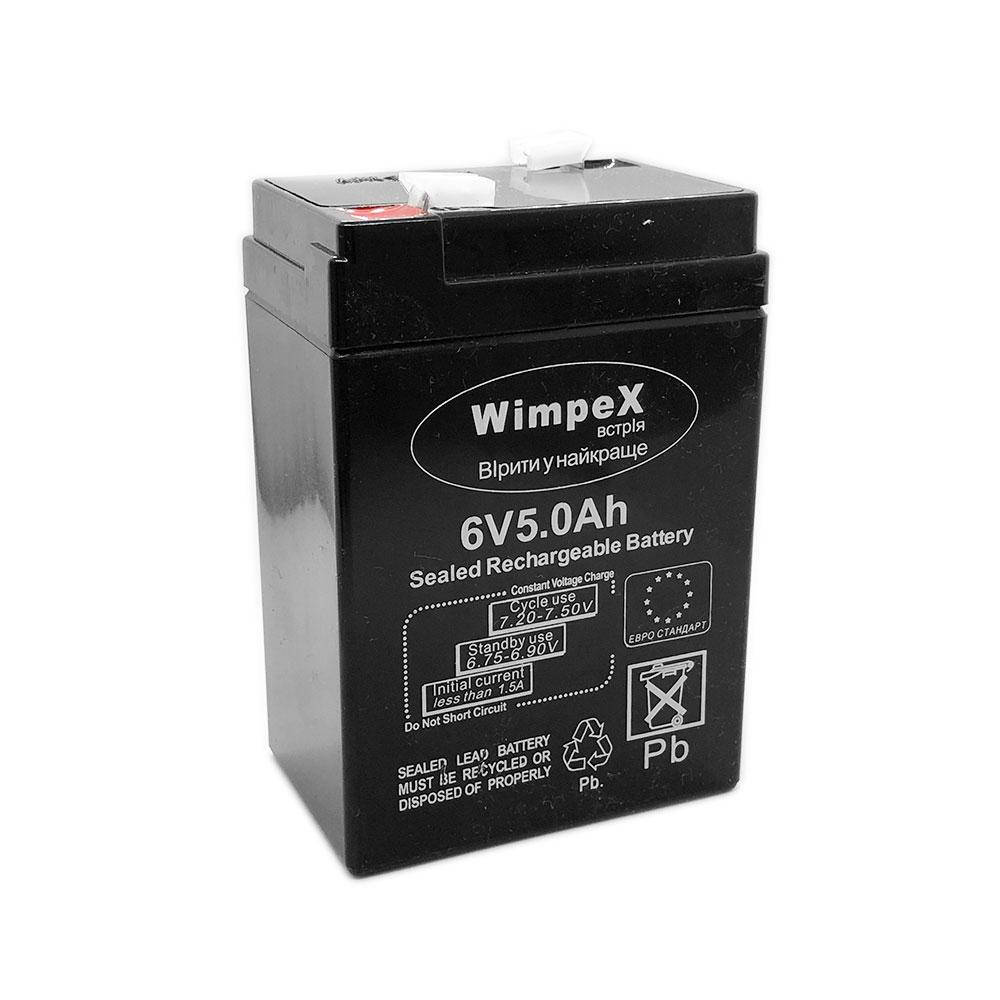 

Аккумулятор 6v 5Ah Wimpex NP5 - 6