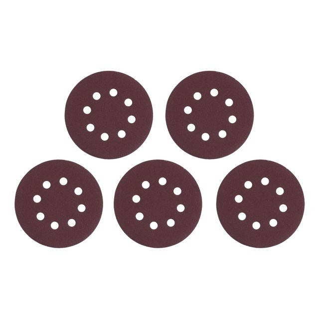 

Круг наждачный самоклеющийся 125мм с отверстиями, бумага класс С, 140 г/м2, К120, уп. 5ед INTERTOOL BT-0587