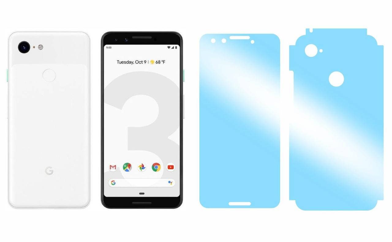 

Защитная гидрогелевая пленка для Google Pixel 3, Прозрачный