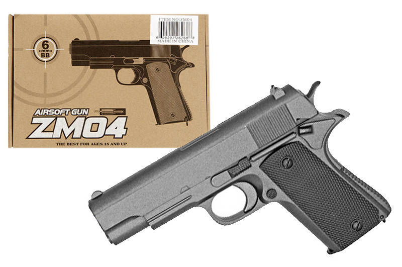 

Игрушечный пистолет ZM04 металлический