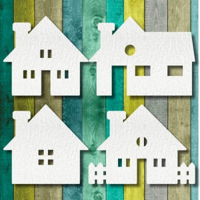 

Чипборд Будиночки