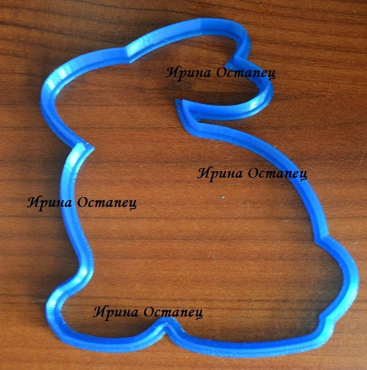 

Вырубка Кролик, высота 12см