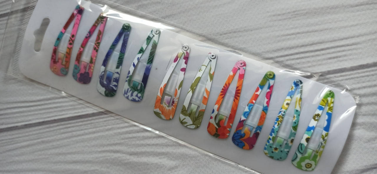 

Хлопушки для волос эмаль 4.6 см