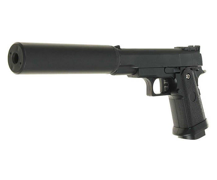 

Страйкбольный пистолет Galaxy G10A (Mini Colt M1911) спринговый механизм, металл