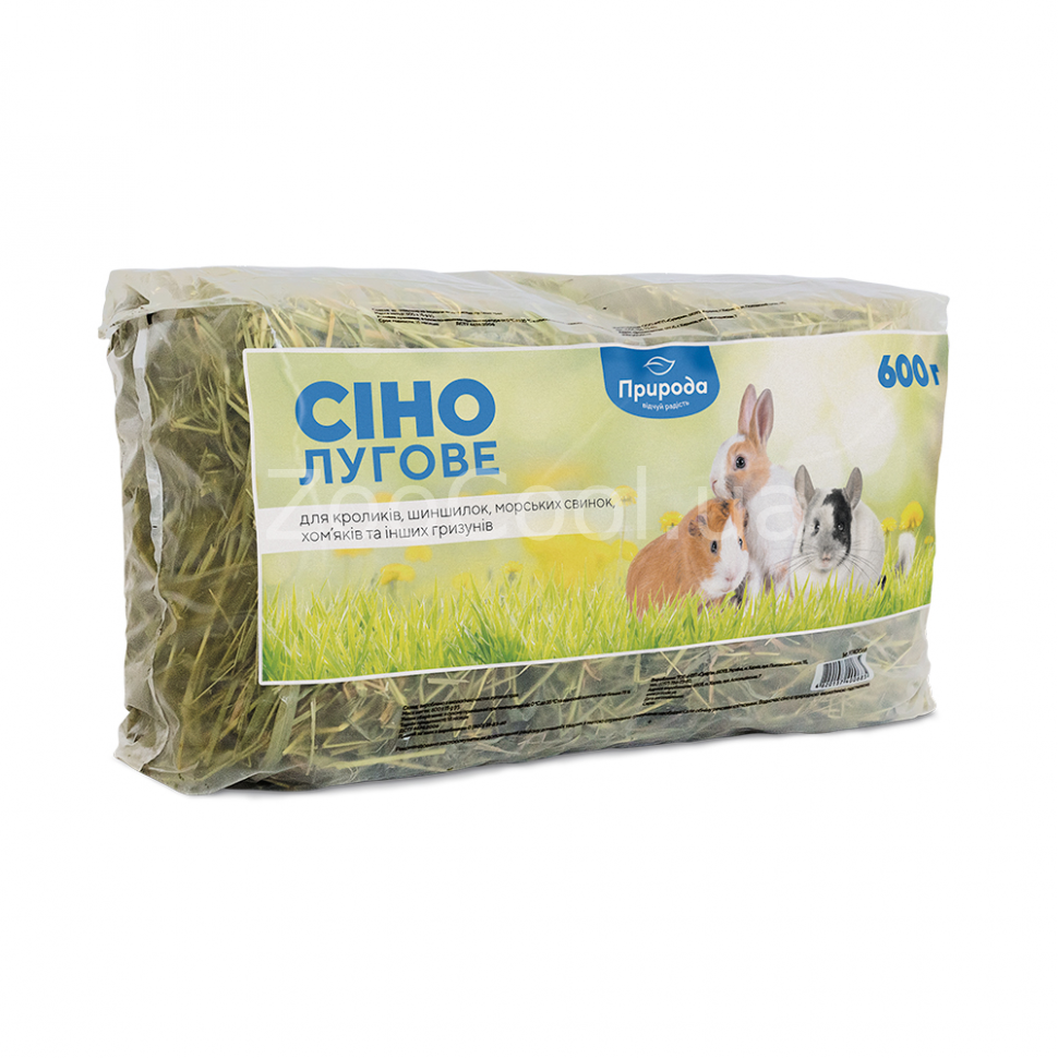 

Сено для грызунов луговое Природа 600г.